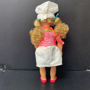 Doll in Bakery Outfit