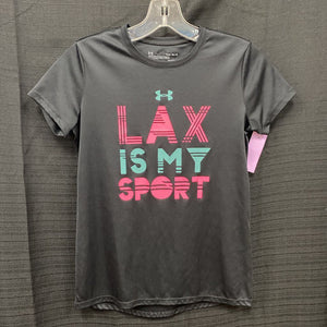 "LAX is my sport" athletic top