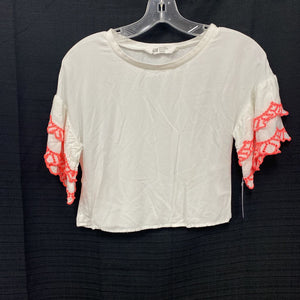 Lace sleeve top