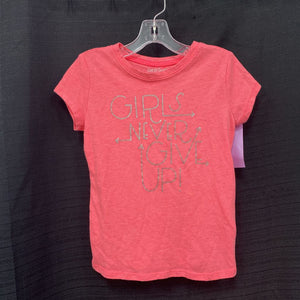 "Girls Never Give Up!" Top