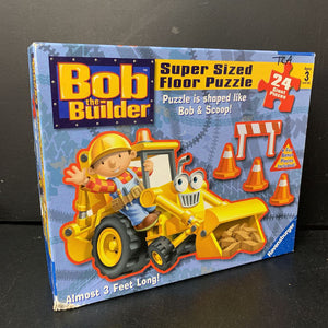 24pc Bob & Scoop Super Sized Floor Puzzle w/4 Bonus Pieces