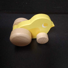 Load image into Gallery viewer, Wooden Chick Rolling Push Along Toy
