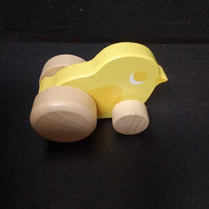 Wooden Chick Rolling Push Along Toy