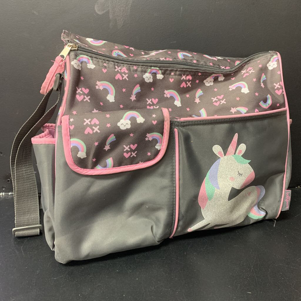 Sparkly Unicorn Diaper Bag