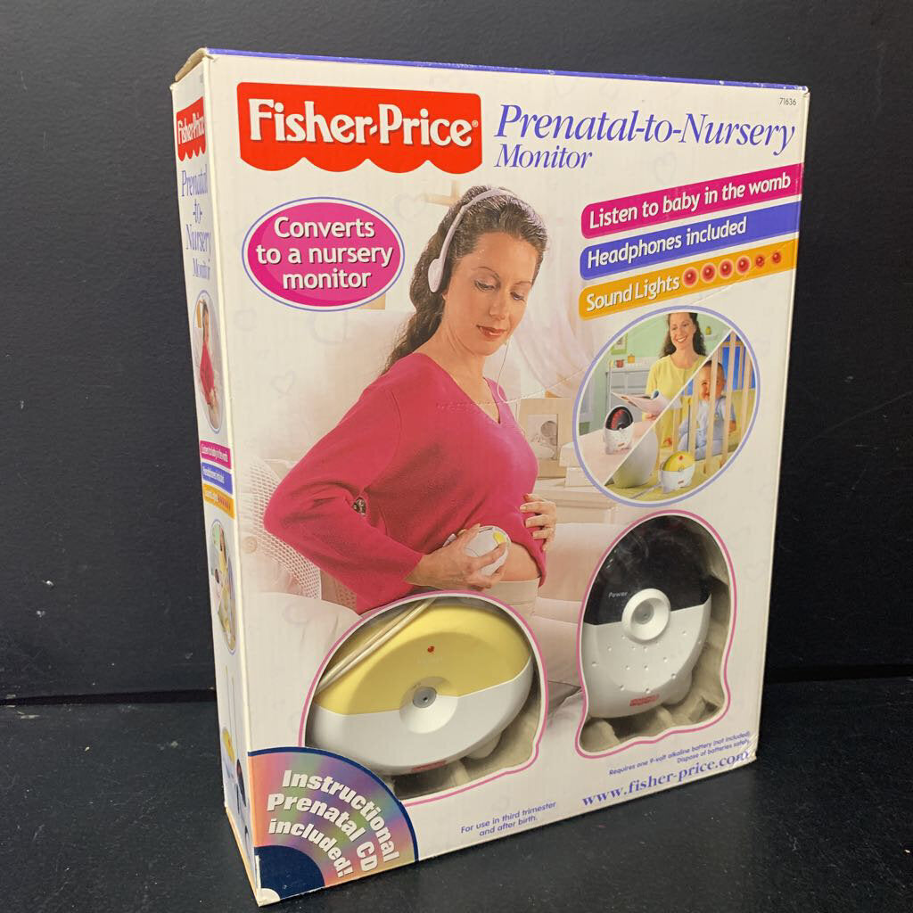 Prenatal-to-Nursery Baby Monitor Battery Operated