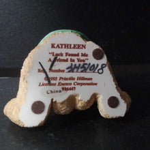 Load image into Gallery viewer, Kathleen &quot;Luck Found Me A Friend In You&quot; Figurine 1993 Vintage Collectible
