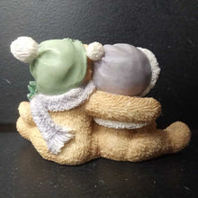 Load image into Gallery viewer, Cheryl &amp; Carl &quot;Wishing You A Cozy Christmas&quot; Figurine 1996 Vintage Collectible
