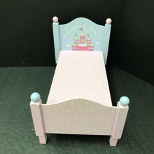 Load image into Gallery viewer, &quot;Once upon a time...&quot; Wooden Bed for 18&quot;Doll (Pacific Trends)
