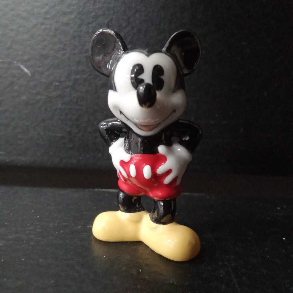 Mini Ceramic Mickey Figurine