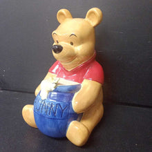 Load image into Gallery viewer, Ceramic Pooh w/Honey Pot Coin Bank
