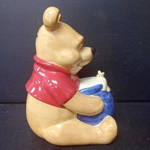 Load image into Gallery viewer, Ceramic Pooh w/Honey Pot Coin Bank
