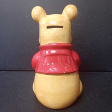 Load image into Gallery viewer, Ceramic Pooh w/Honey Pot Coin Bank
