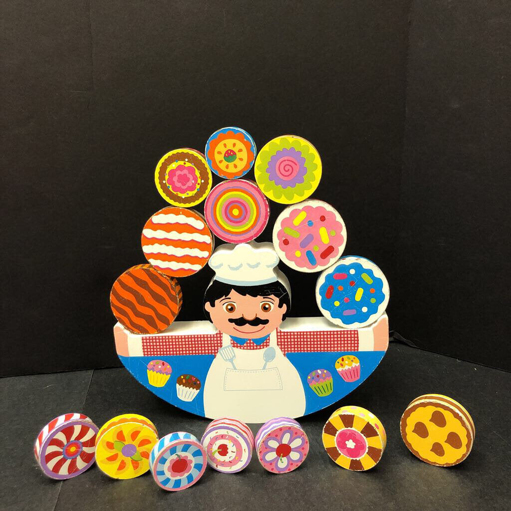 Little Hands Wooden Balancing Baker w/Cakes