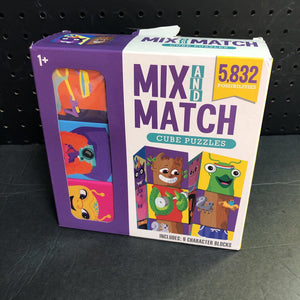 Mix & Match Monster Cube Puzzles