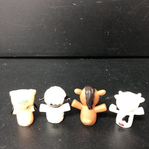 4pk Animal Finger Puppets