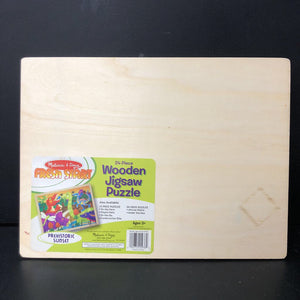 24pc Prehistoric Sunset Wooden Jigsaw Puzzle