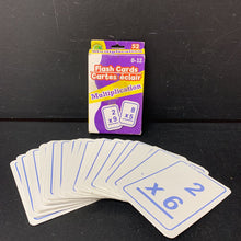 Load image into Gallery viewer, 52pk 0-12 Multiplication Flash Cards
