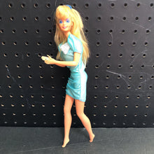 Load image into Gallery viewer, Doll in Puff Sleeve Dress 1966 Vintage Collectible
