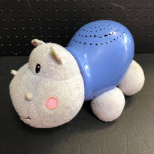 Load image into Gallery viewer, Lil&#39; Critters Soothing Starlight Hippo Sound Machine Projector Battery Operated
