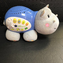 Load image into Gallery viewer, Lil&#39; Critters Soothing Starlight Hippo Sound Machine Projector Battery Operated
