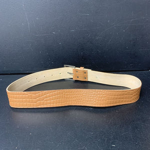 Girls Alligator Print Belt