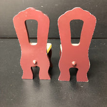 Load image into Gallery viewer, 2pk Dollhouse Wooden Kitchen Chairs

