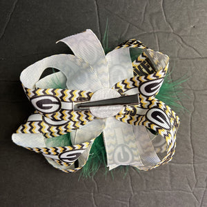 Chevron Hairbow Clip