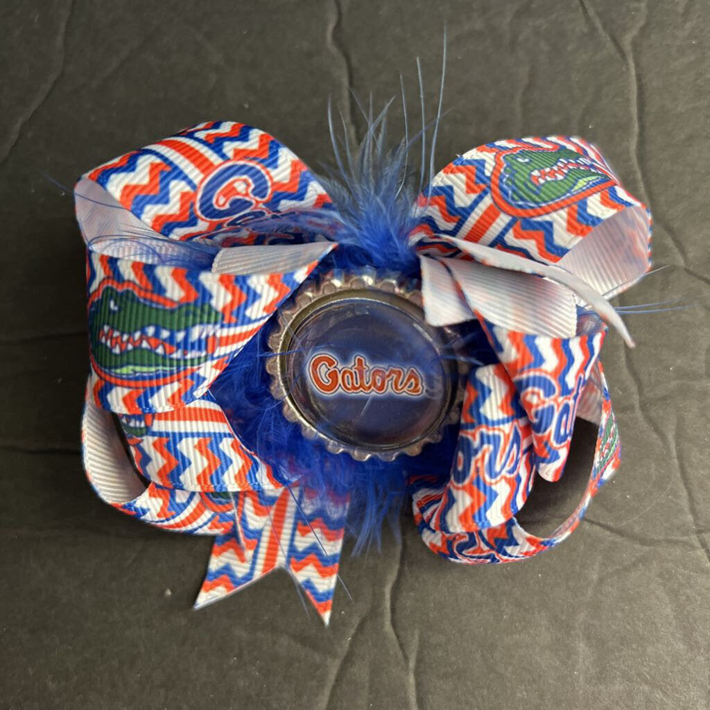 Chevron Hairbow Clip