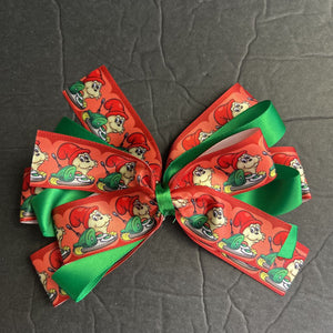 Green Eggs & Ham Hairbow Clip