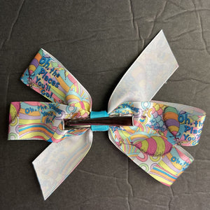 "Oh the places you'll go" Hairbow Clip