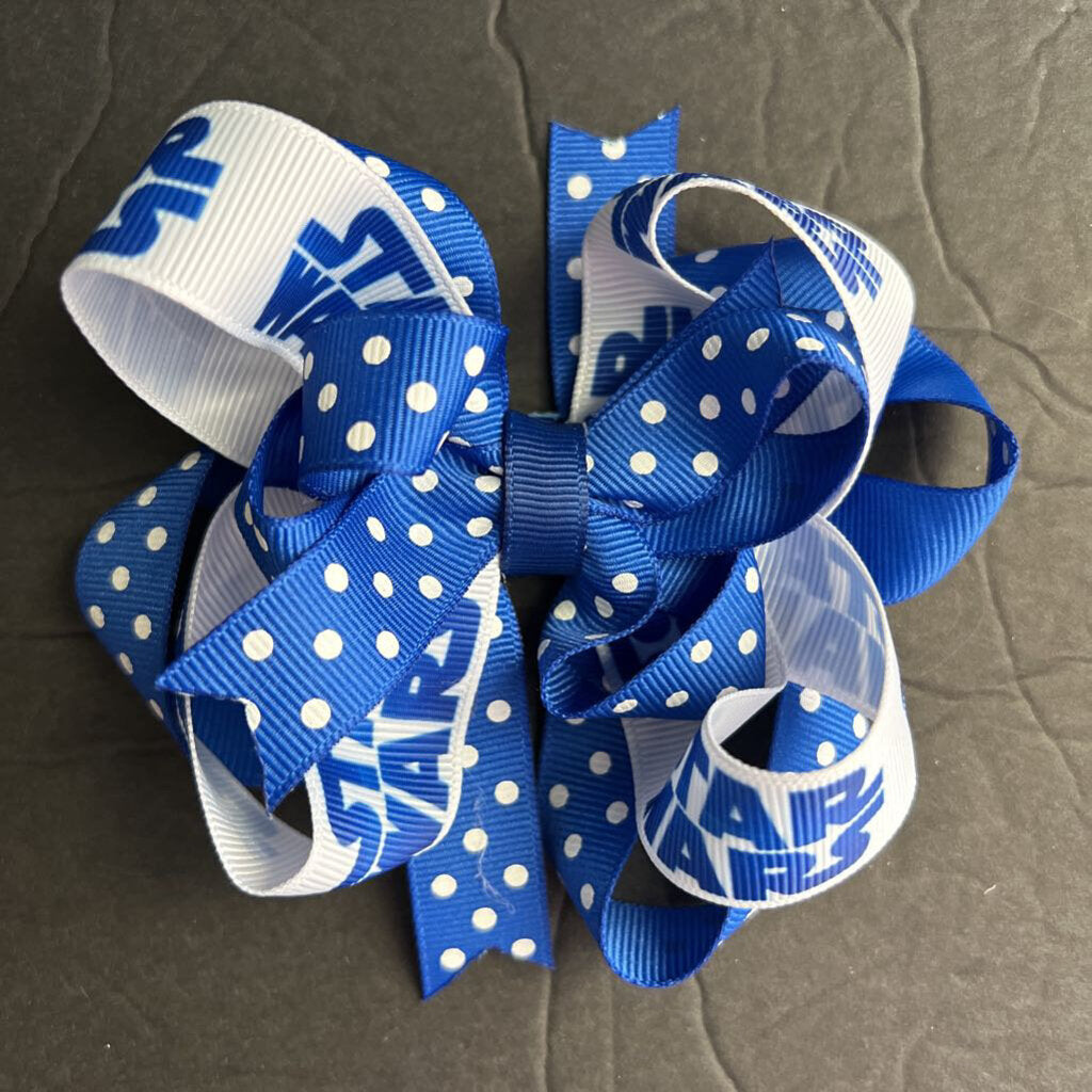 Polka Dot Hairbow Clip