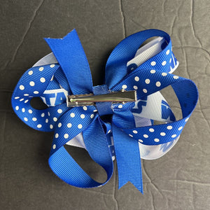 Polka Dot Hairbow Clip