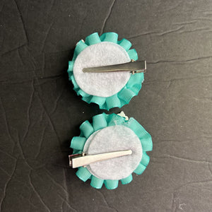 2pk Jasmine Hairbow Clips