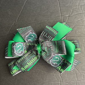 Slytherin Hairbow Clip