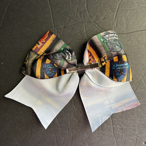 Striped Hairbow Clip