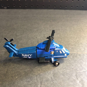 Go Bots Machine Robo MR-40 Navy Helicopter Plane 1983 Vintage Collectible