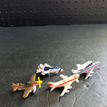 Load image into Gallery viewer, 4pk Micro Machines Planes 1987 Vintage Collectible
