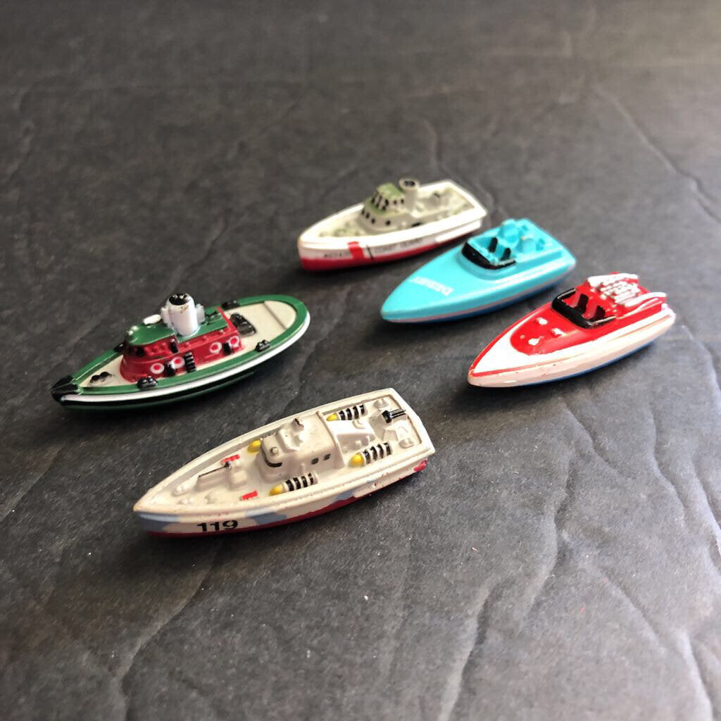 5pk Micro Machines Boats 1987 Vintage Collectible – Encore Kids Consignment