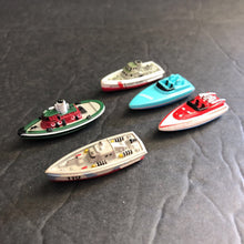 Load image into Gallery viewer, 5pk Micro Machines Boats 1987 Vintage Collectible
