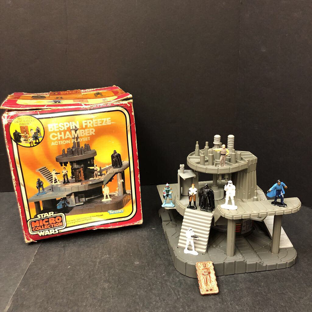Bespin Freeze Chamber Playset w/Figures 1982 Vintage Collectible