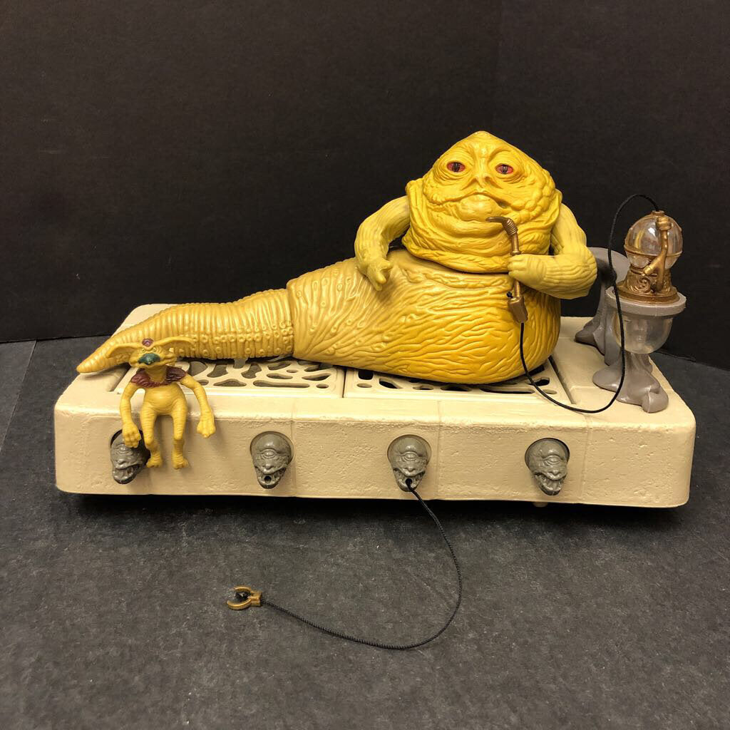 Jabba the Hutt Playset w/Figures & Accessories 1983 Vintage Collectible