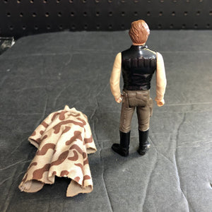 Hans Solo w/Trench Coat 1984 Vintage Collectible