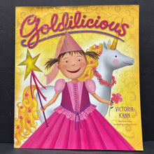 Load image into Gallery viewer, Goldilicious (Victoria Kann) (Pinkalicious) -paperback character
