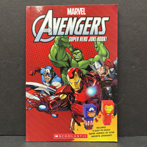 The Avengers Super Hero Joke Book (Marvel) -paperback humor