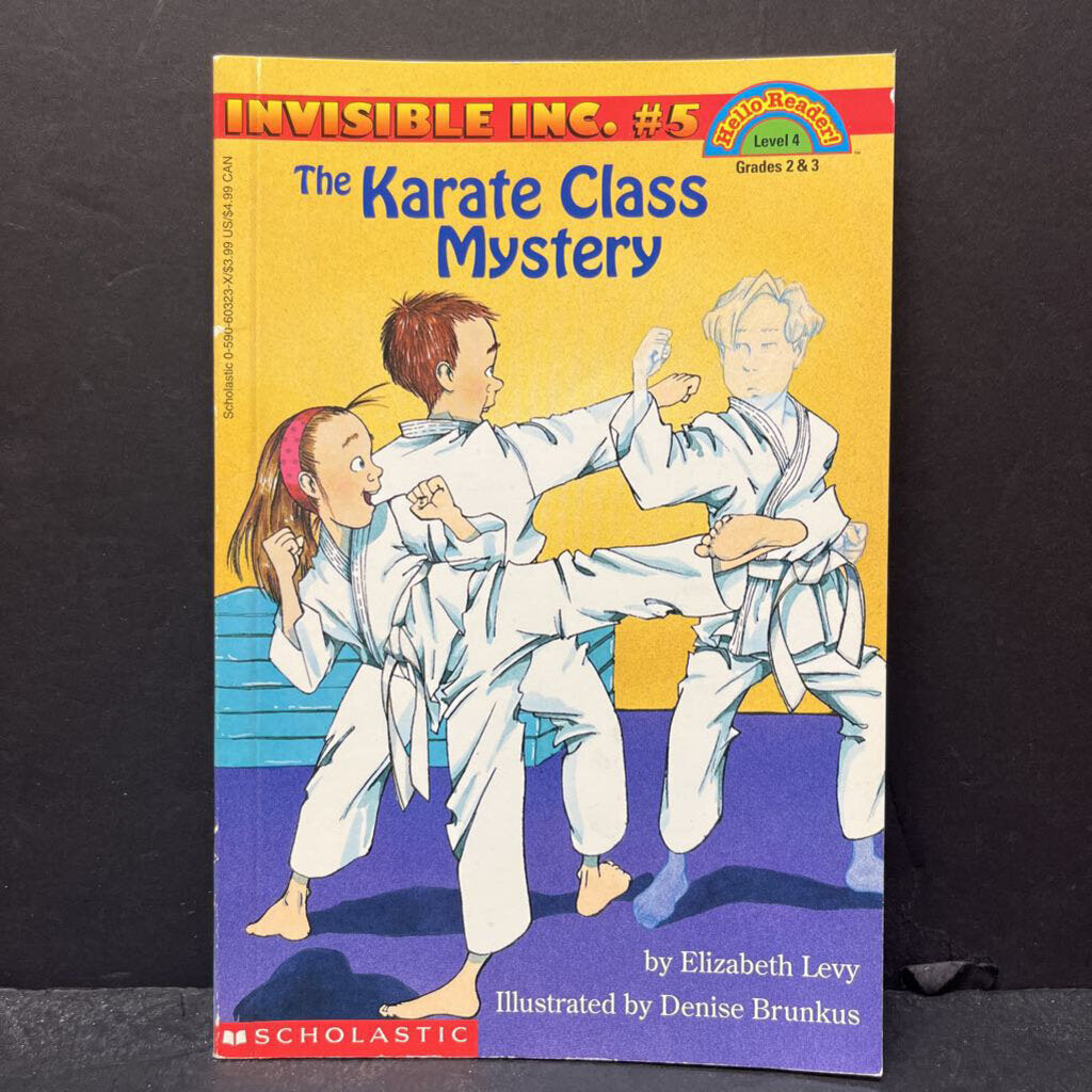 The Karate Class Mystery (Invisible Inc.) (Hello Reader Level 4) -reader