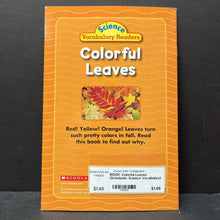 Load image into Gallery viewer, Colorful Leaves (Scholastic Science Vocabulary) -reader
