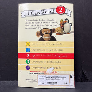 Madagascar Escape 2 Africa (I Can Read Level 2) -character reader