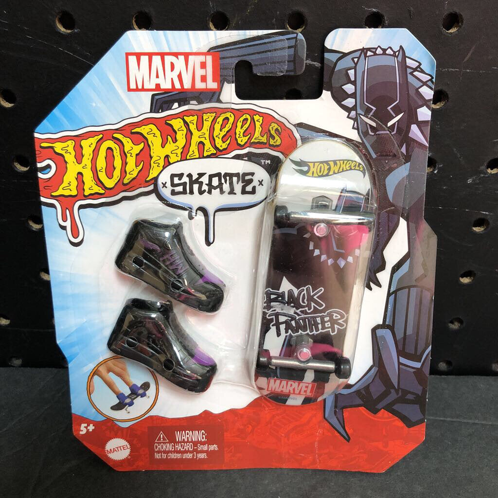 Marvel Black Panther Skate Finger Skateboard & Shoes (NEW