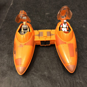 Micro Machines Action Fleet Bespin Twin-Pod Cloud Car Plane w/Figures 1996 Vintage Collectible