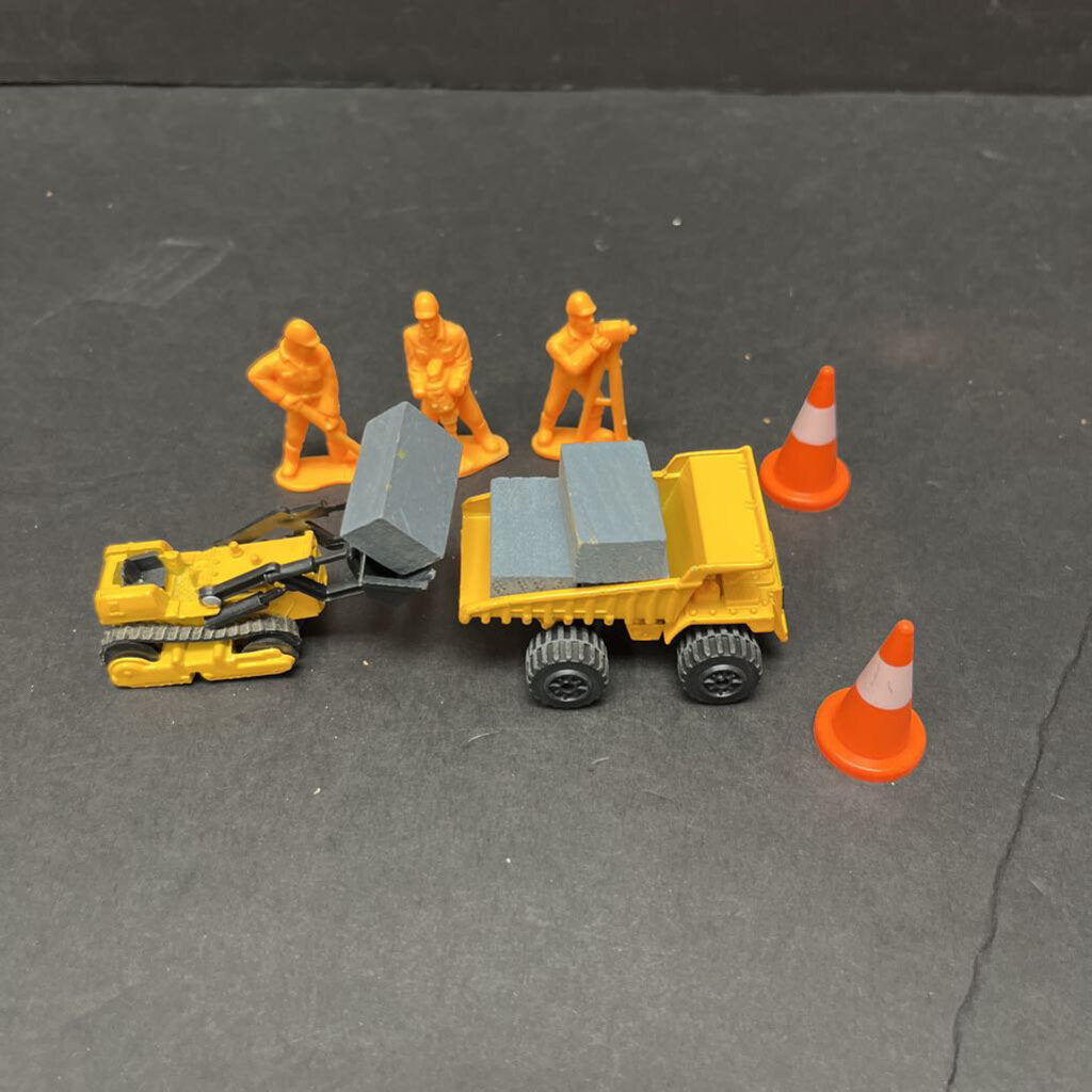 2pk Construction Vehicles w/Accessories